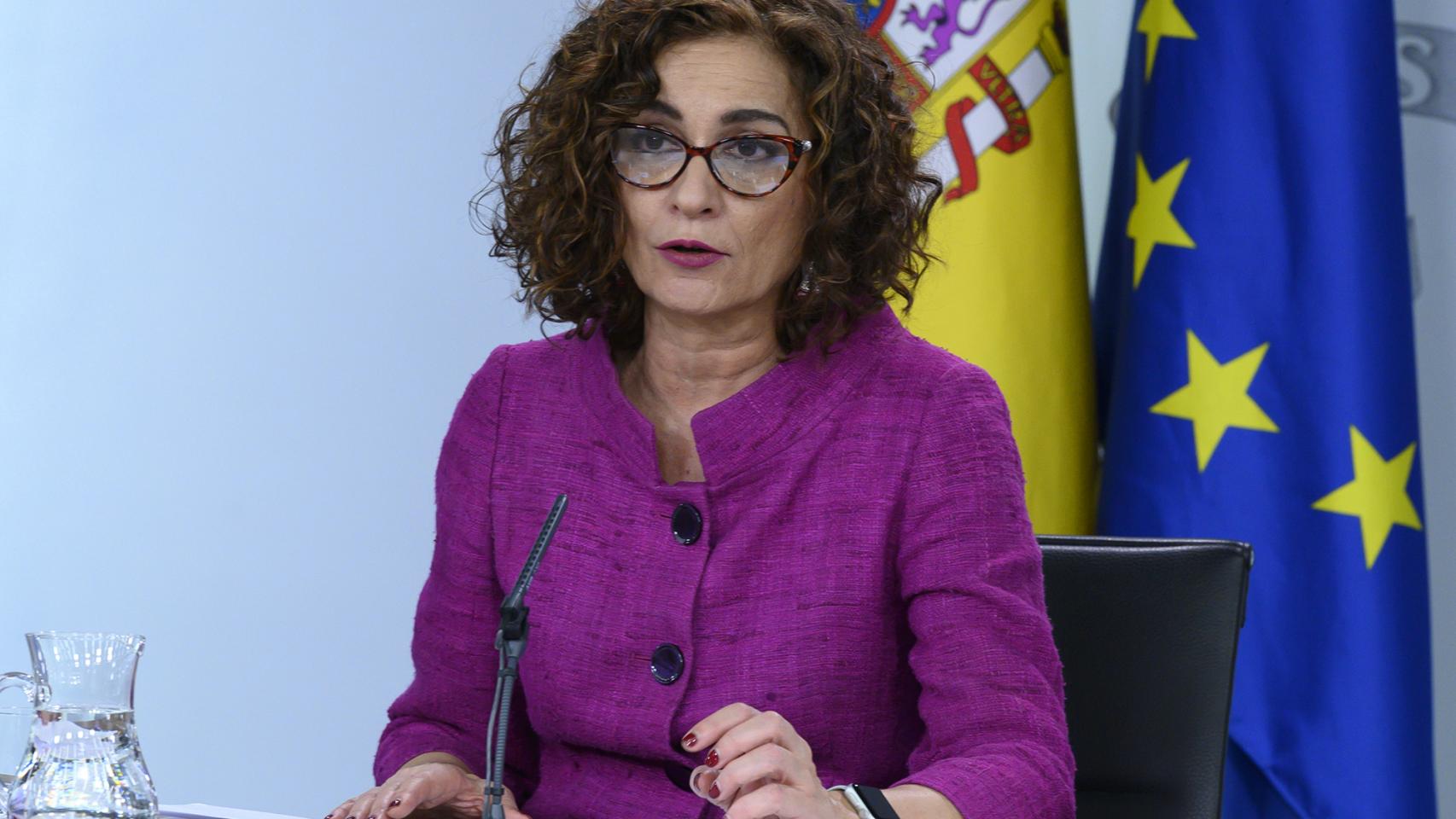 María Jesús Montero, ministra de Hacienda y portavoz del Gobierno.