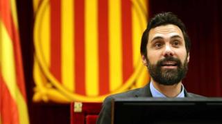 El presidente del Parlament de Cataluña, Roger Torrent.