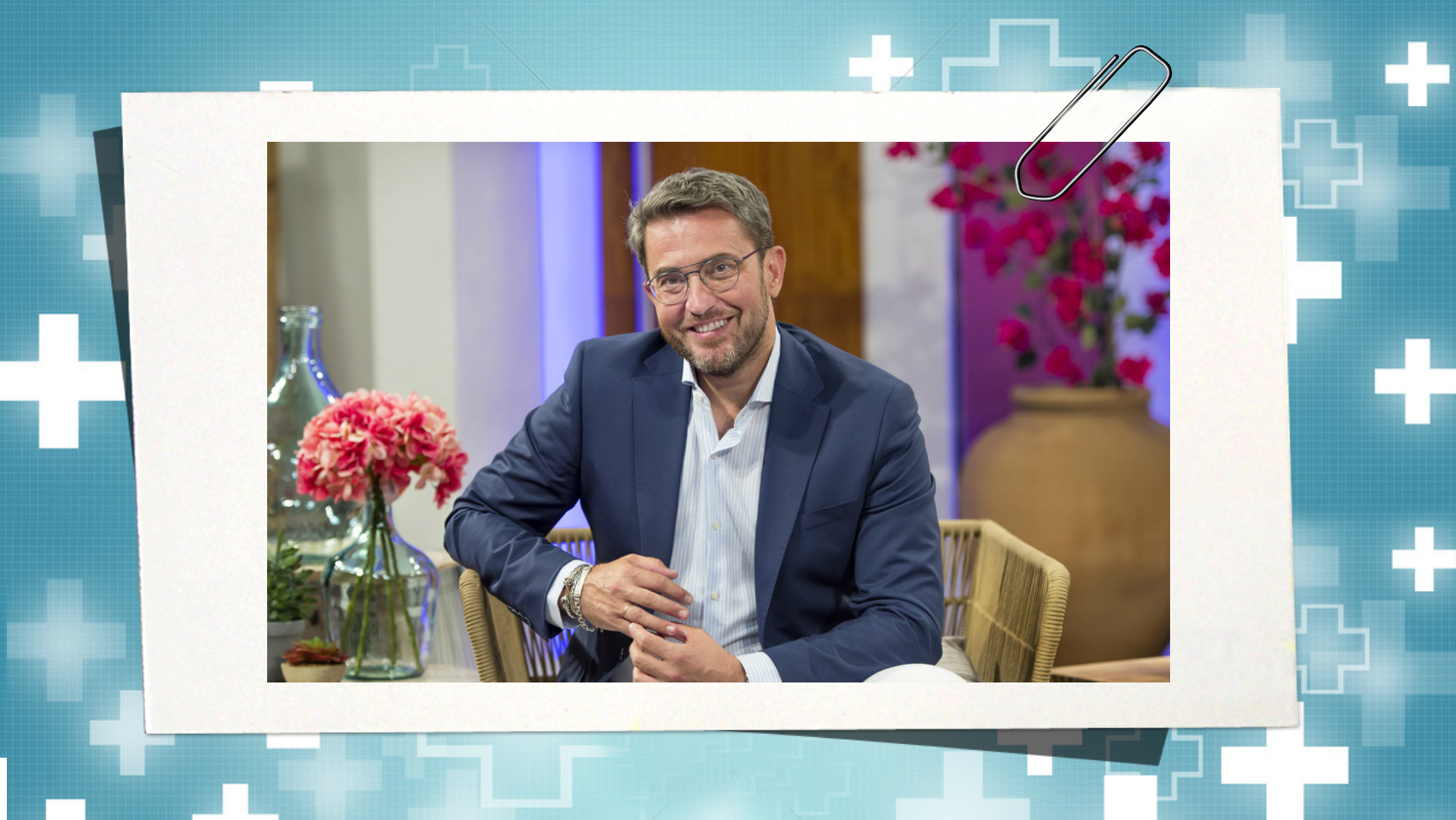 Máximo Huerta en un montaje de JALEOS.