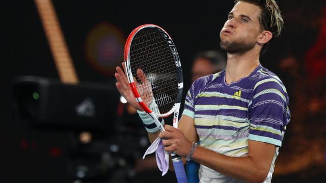 Dominc Thiem, durante el Open de Australia