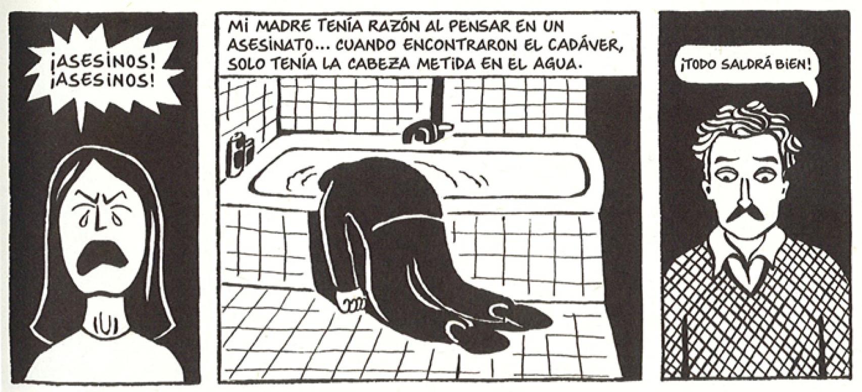 Viñetas de 'Persépolis', de Marjane Satrapi (Reservoir Books)