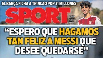 Portada SPORT (01/02/2020)