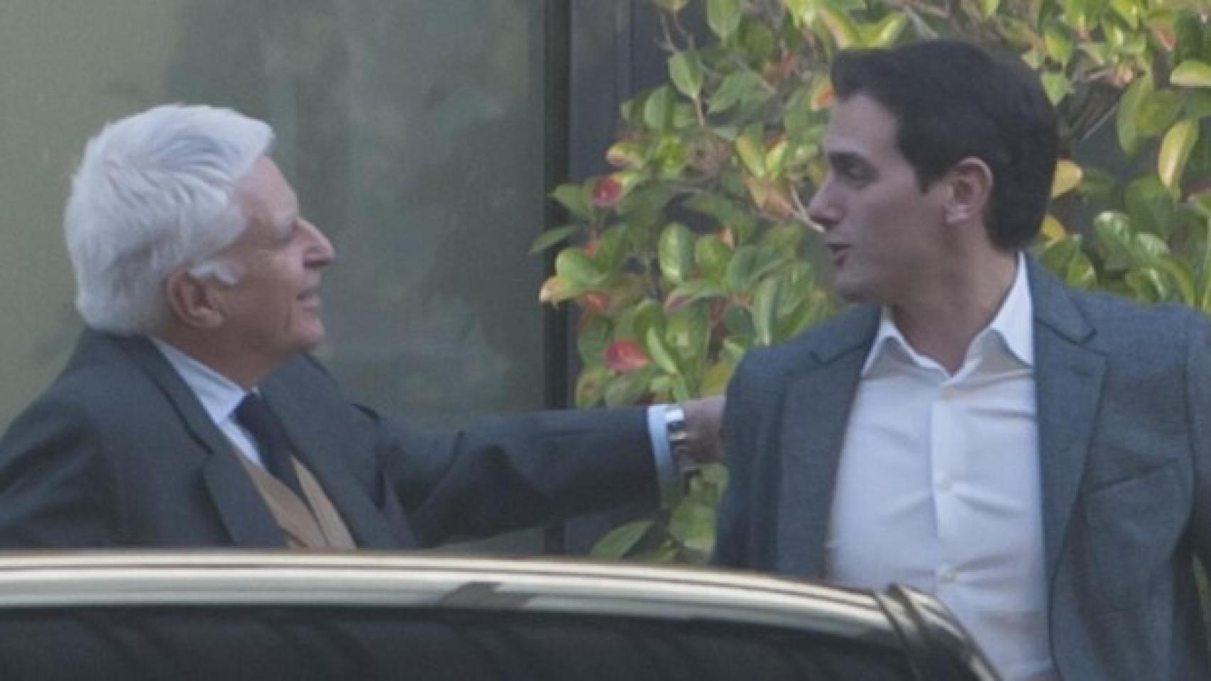 Albert Rivera y Paolo Vasile (RAM)