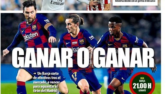 Portada Mundo Deportivo (02/02/20)
