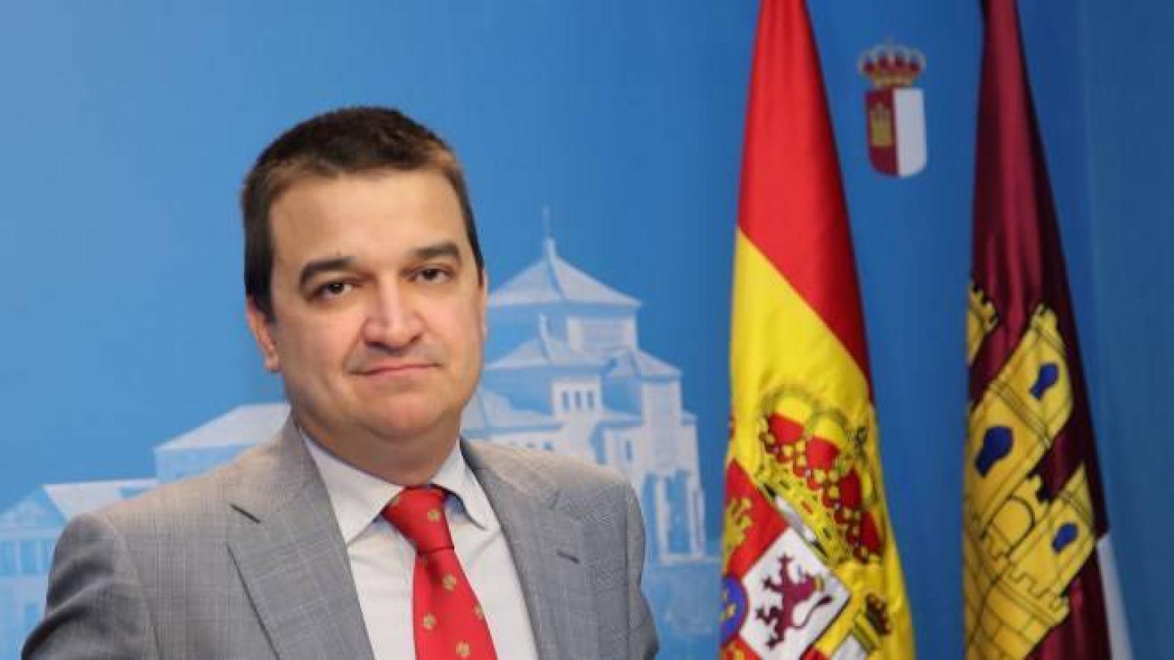 El consejero de Agricultura, Francisco Martínez Arroyo, presenta la campaña del Queso Manchego en el Metro de Madrid