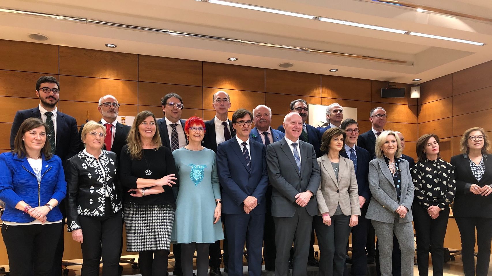 Foto de familia del Consejo Interterritorial del SNS, sin la consejera catalana.