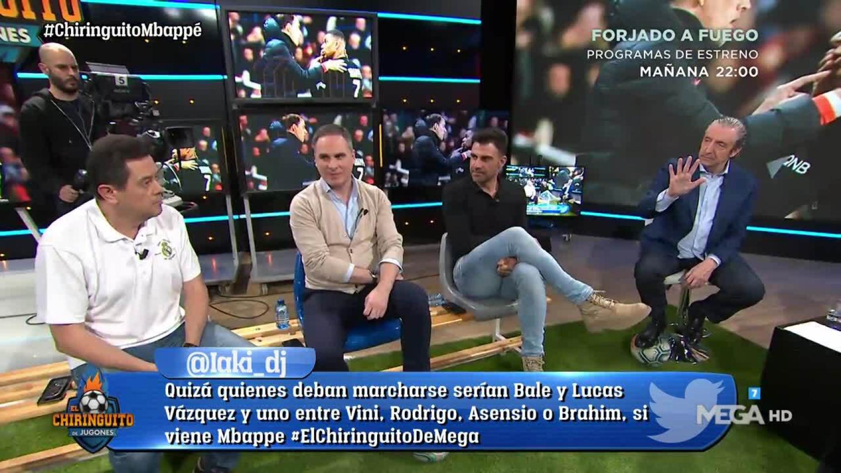 Tomás Roncero, en El Chiringuito