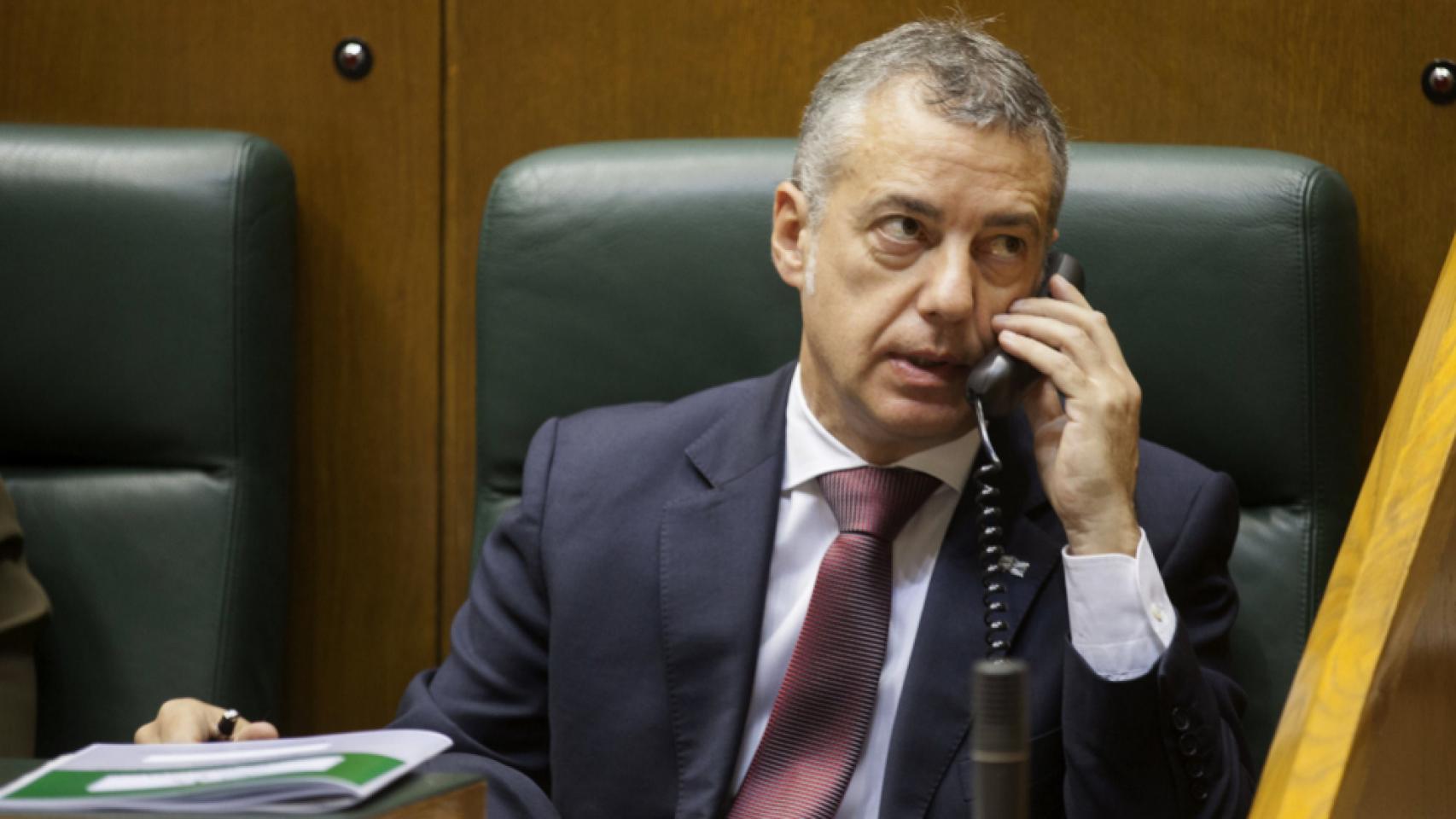El lehendakari, Iñigo Urkullu,.