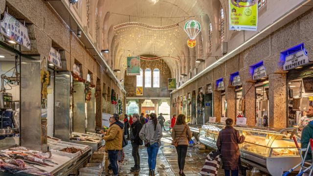 Imagen de archivo de un mercado de abastos.