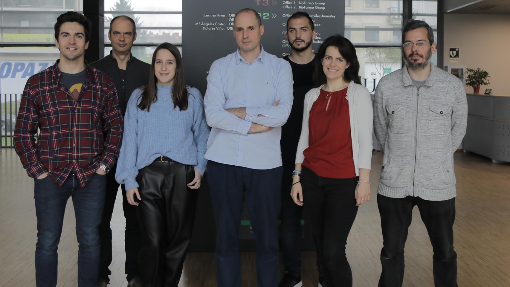 Los investigadores del CiMUS de Santiago de Compostela.