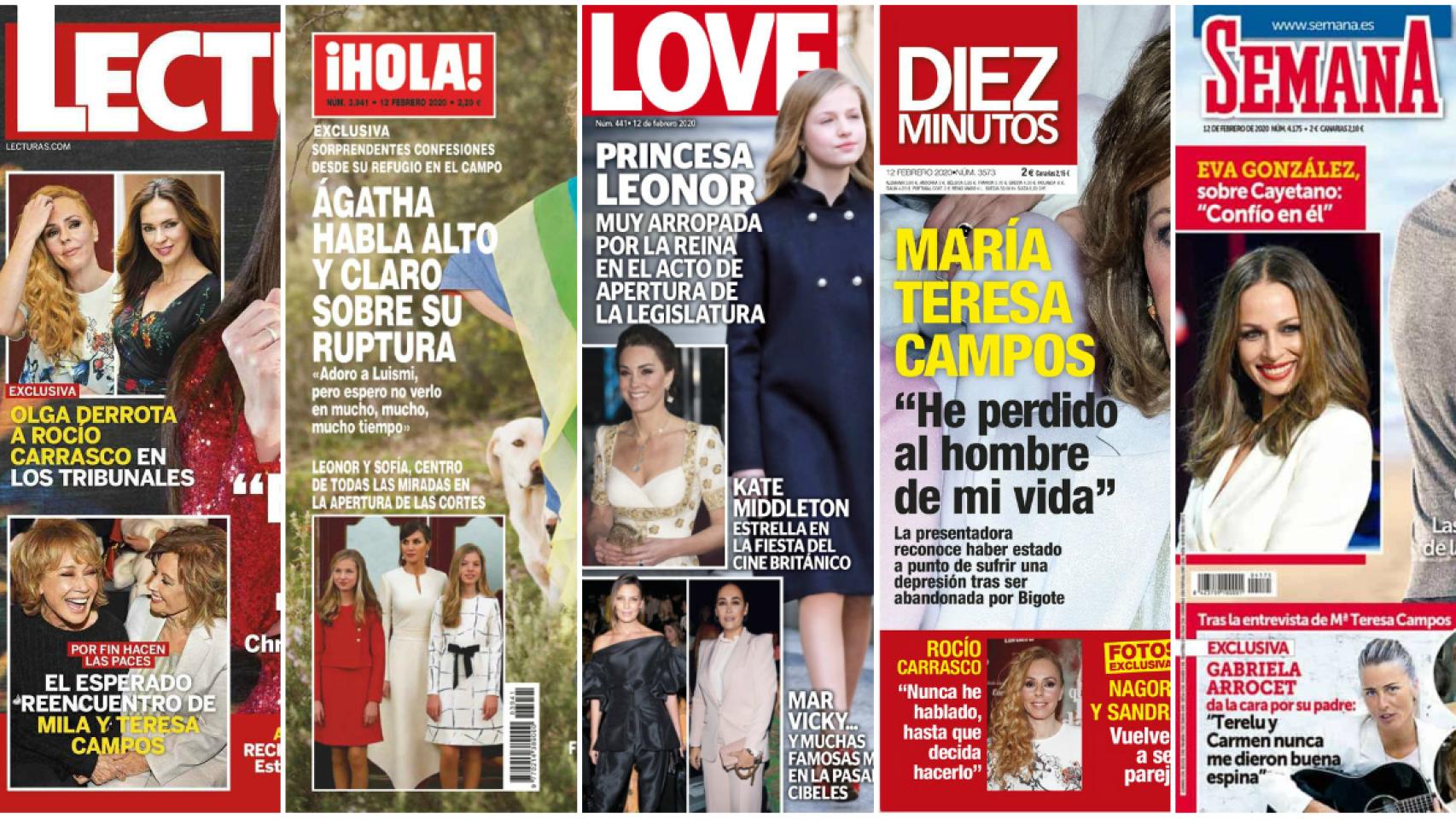 Estas son las revistas de este miércoles.