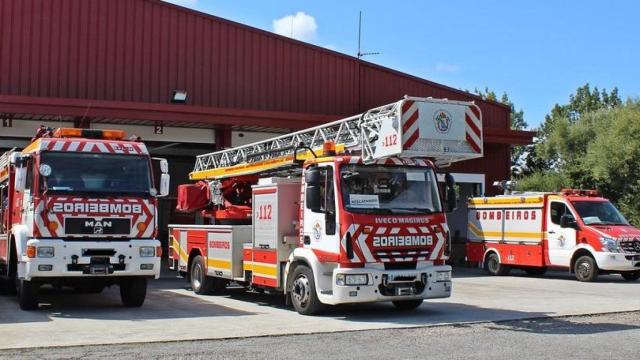 Los bomberos de Arteixo, de luto por la muerte de un compañero en Bergondo