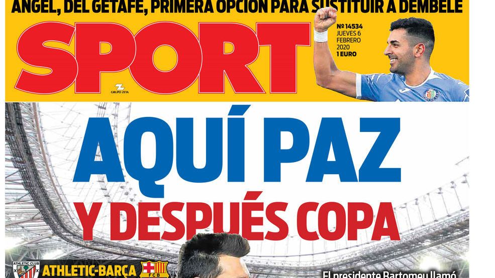 Portada SPORT (06/02/2020)