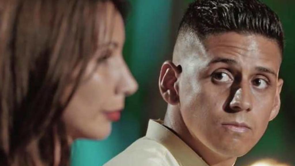 Estefanía y Christofer, durante el programa.