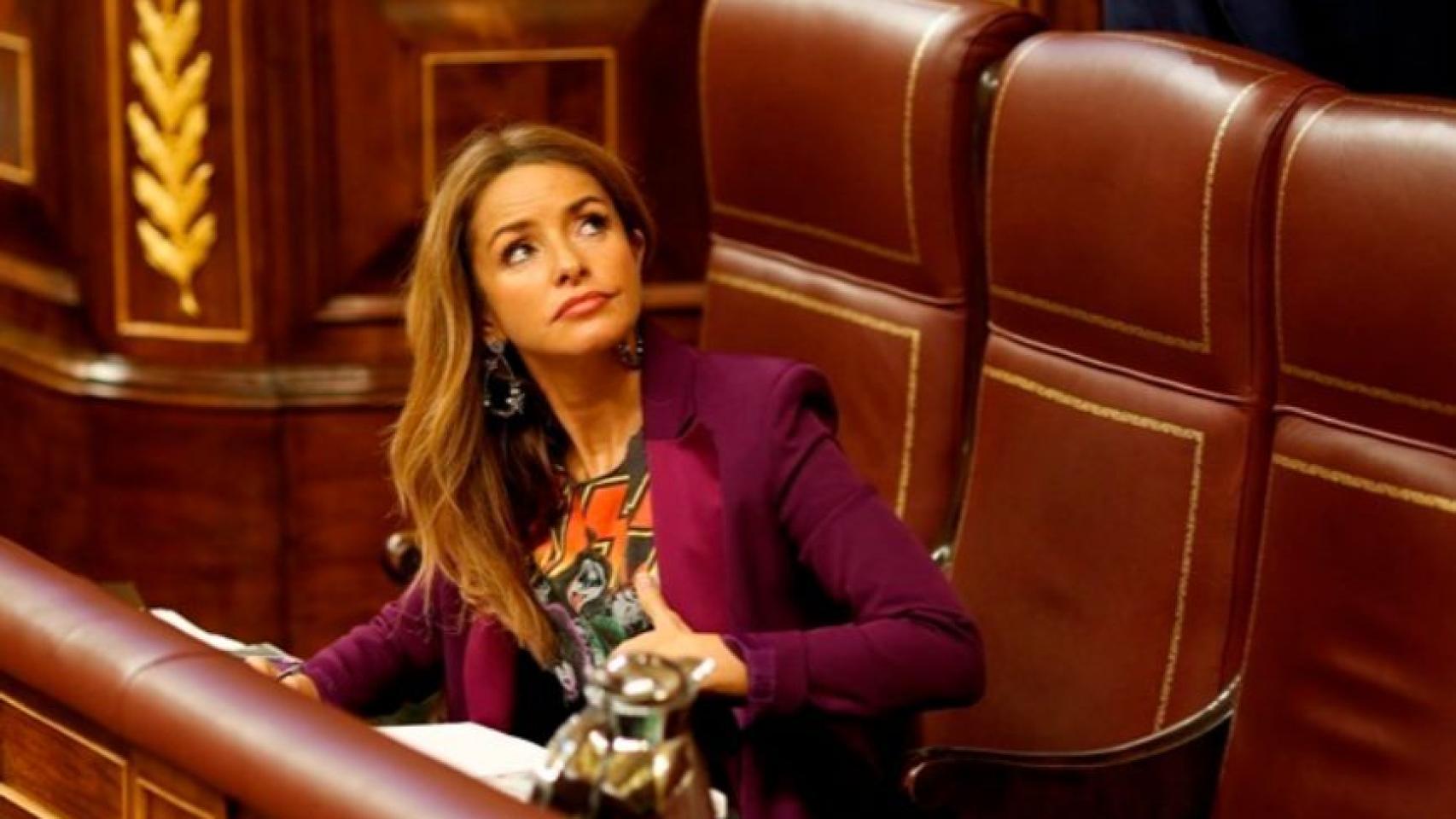 Patricia Reyes, en el Congreso de los Diputados.