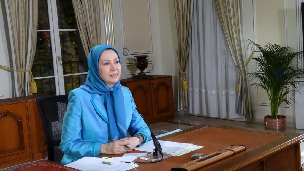 Iranian opponent Maryam Rajavi.