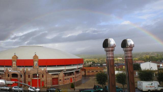 La plaza de toros de Valdemorillo se cubrió por, entre otras cosas, la nevada de 1983
