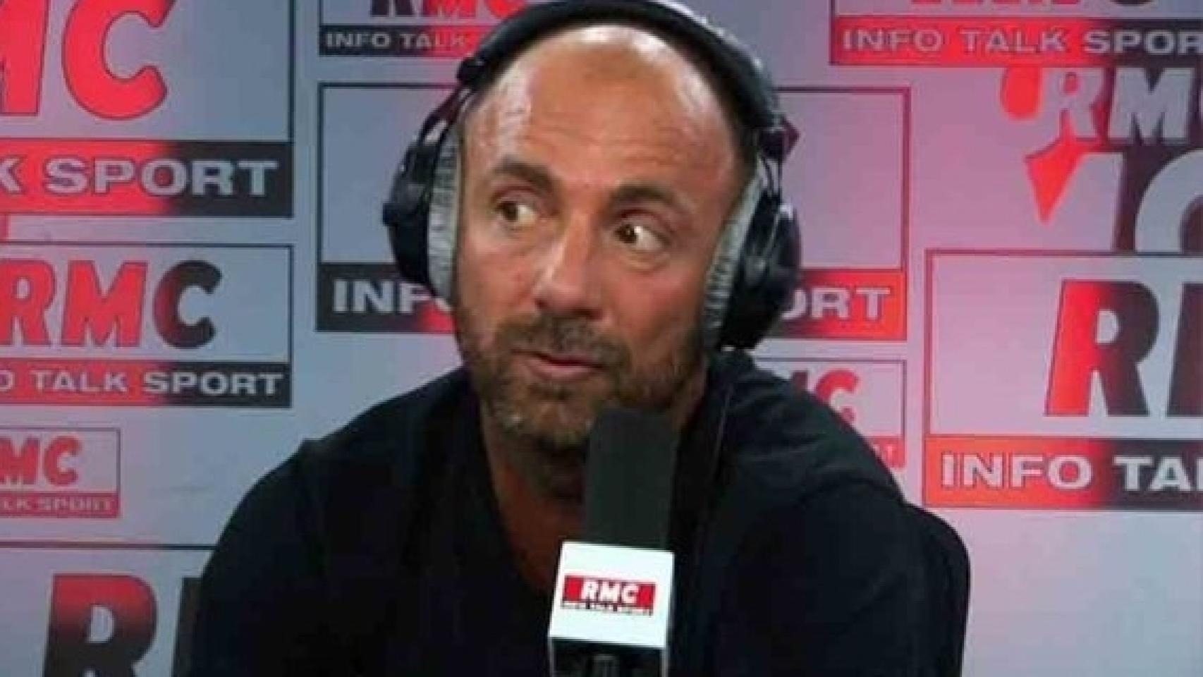 Christophe Dugarry, durante el programa de Radio Montecarlo