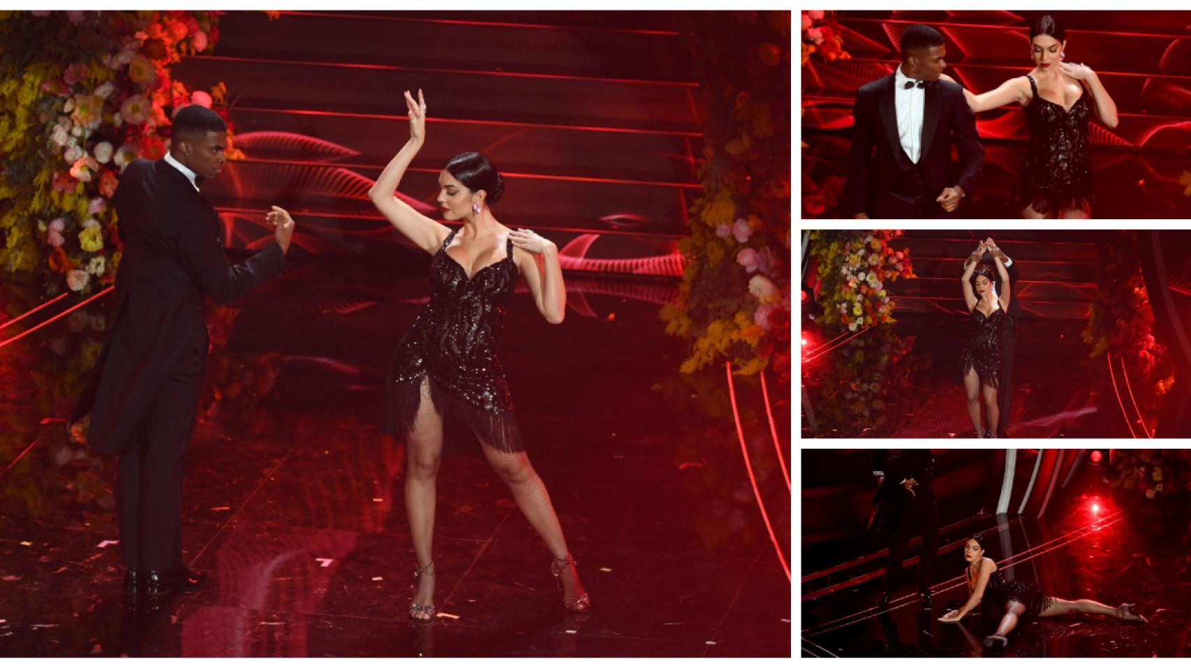 Georgina Rodríguez en el Festival de San Remo.