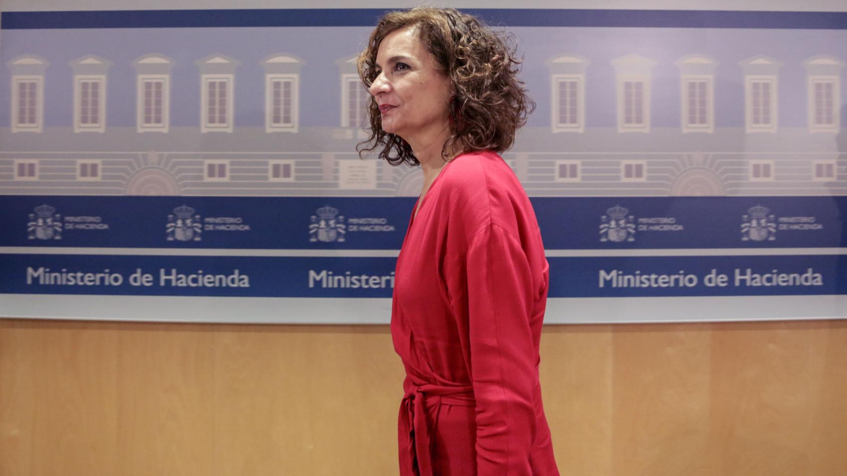 María Jesús Montero, ministra de Hacienda.