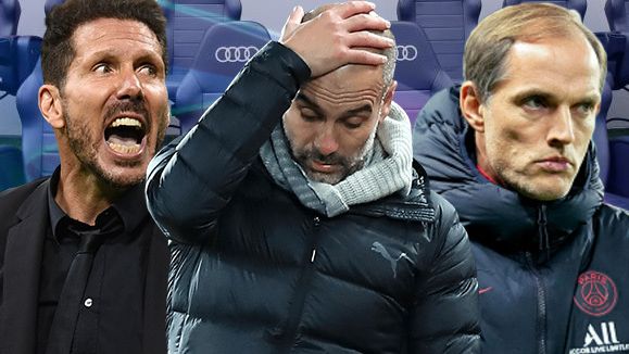 Simeone, Guardiola y Tuchel