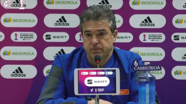 Gonzalo Arconada en rueda de prensa