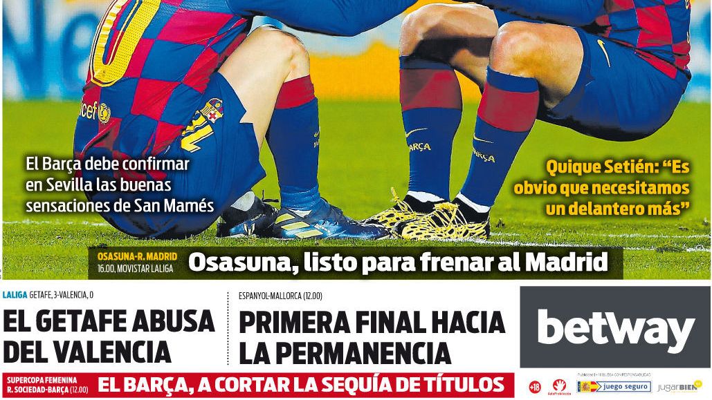 Portada Sport (09/02/2020)