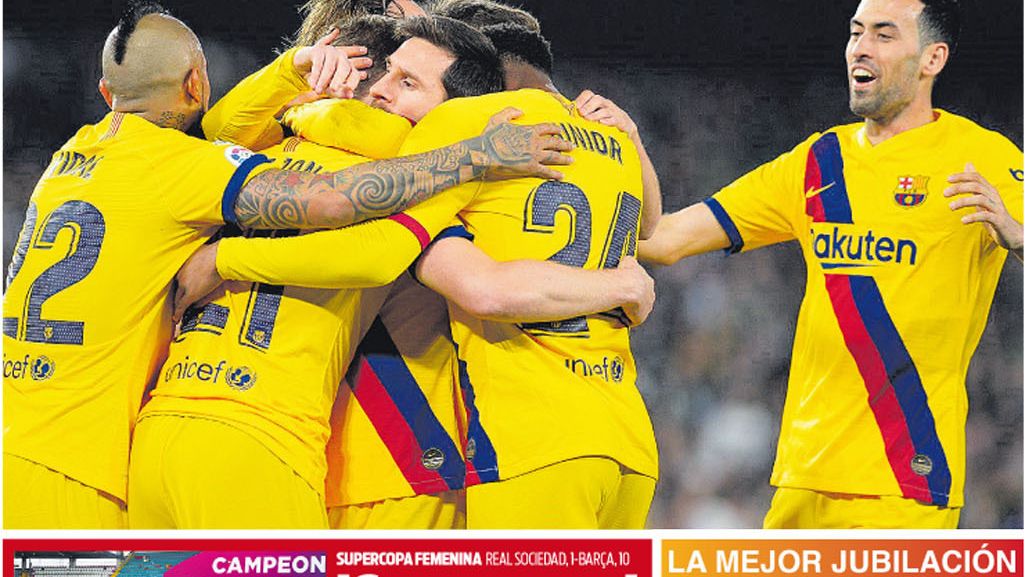 La portada del diario Sport (10/02/2020)
