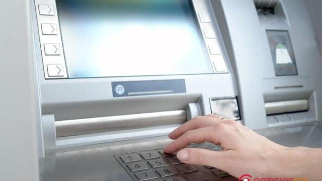 Un cajero automático.