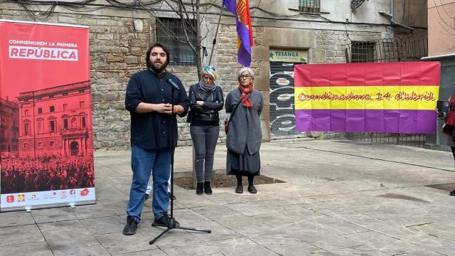 Acto conmemorativo de la Primera República en Barcelona.