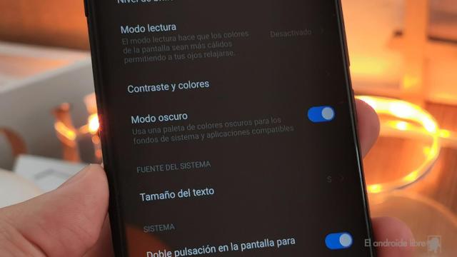 Ajustes de pantalla en Android