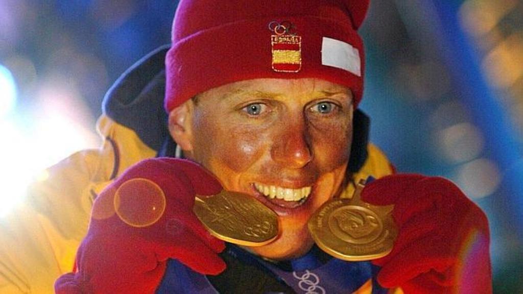 Johann 'Juanito' Muehlegg, con sus medallas de oro en los Juegos Olímpicos de invierno