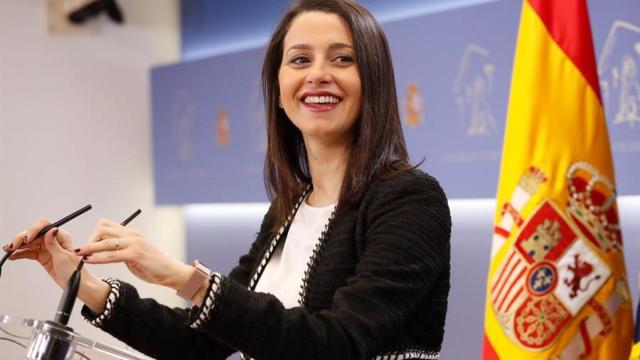 La portavoz de Ciudadanos en el Congreso, Inés Arrimadas.