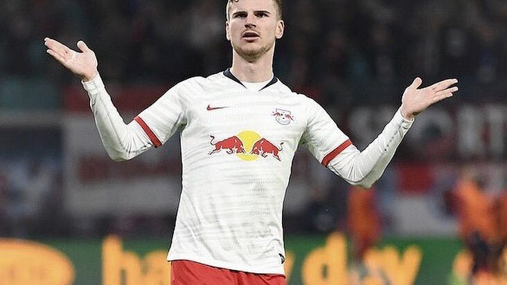 Timo Werner, durante un partido
