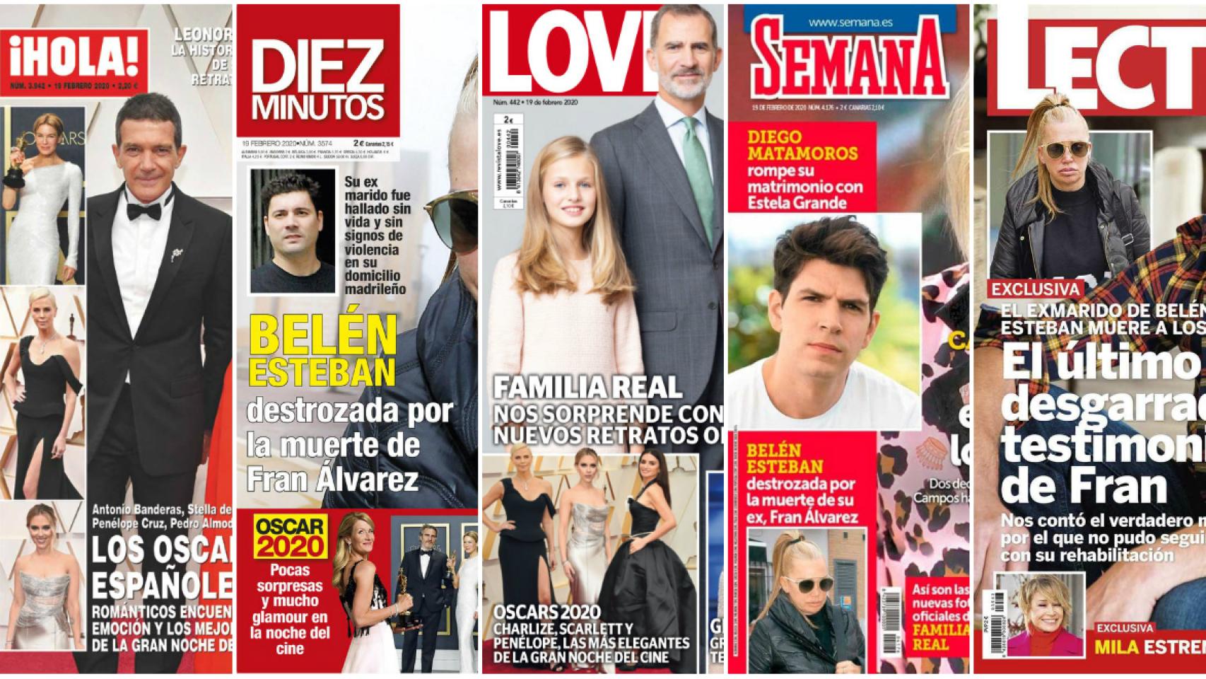Estas son las revistas de este miércoles.