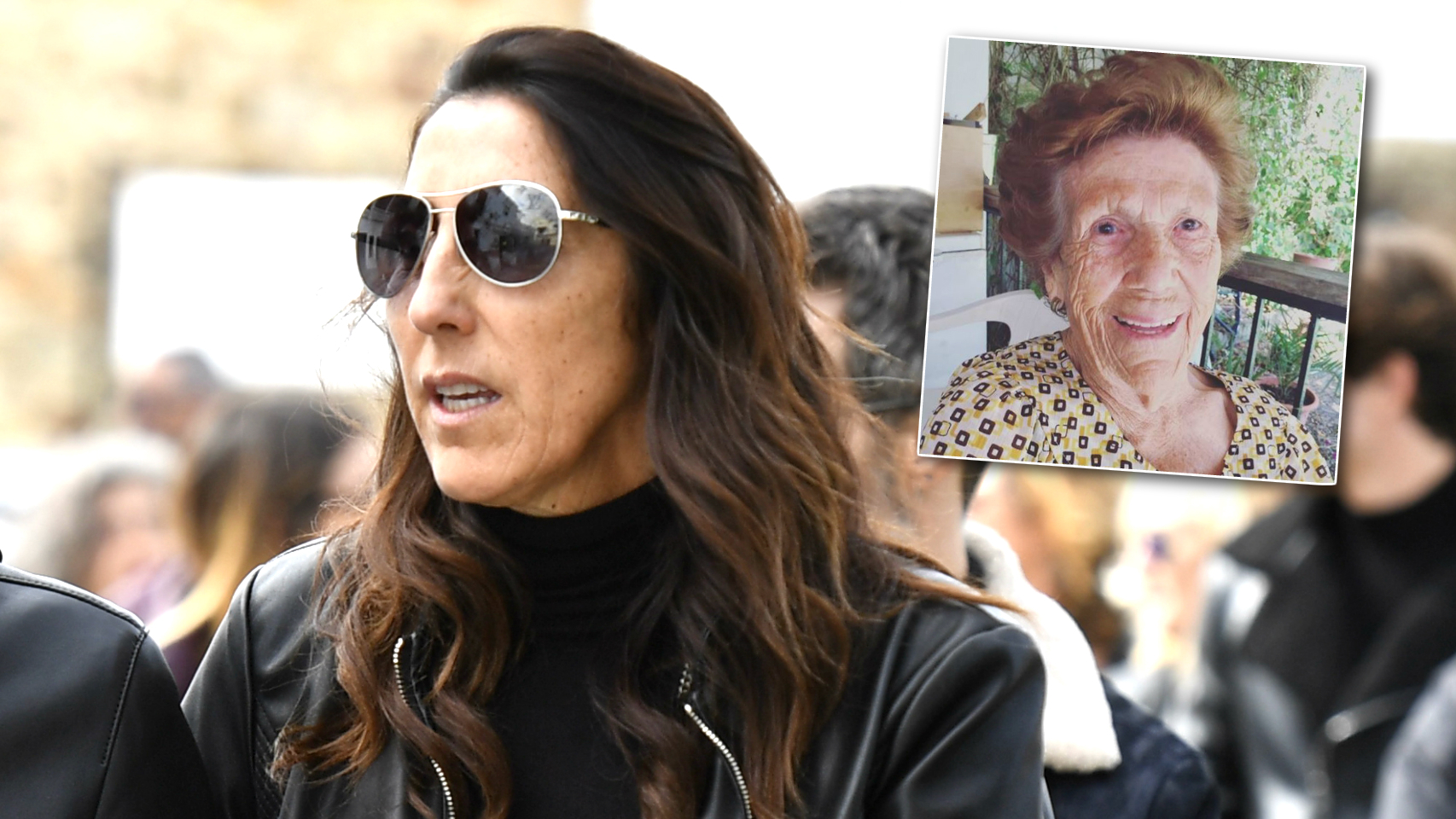 Paz Padilla y su madre Lola, en un montaje de JALEOS.