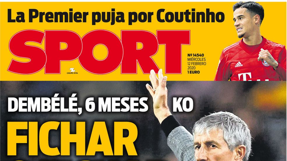 Portada Sport (12/02/20)