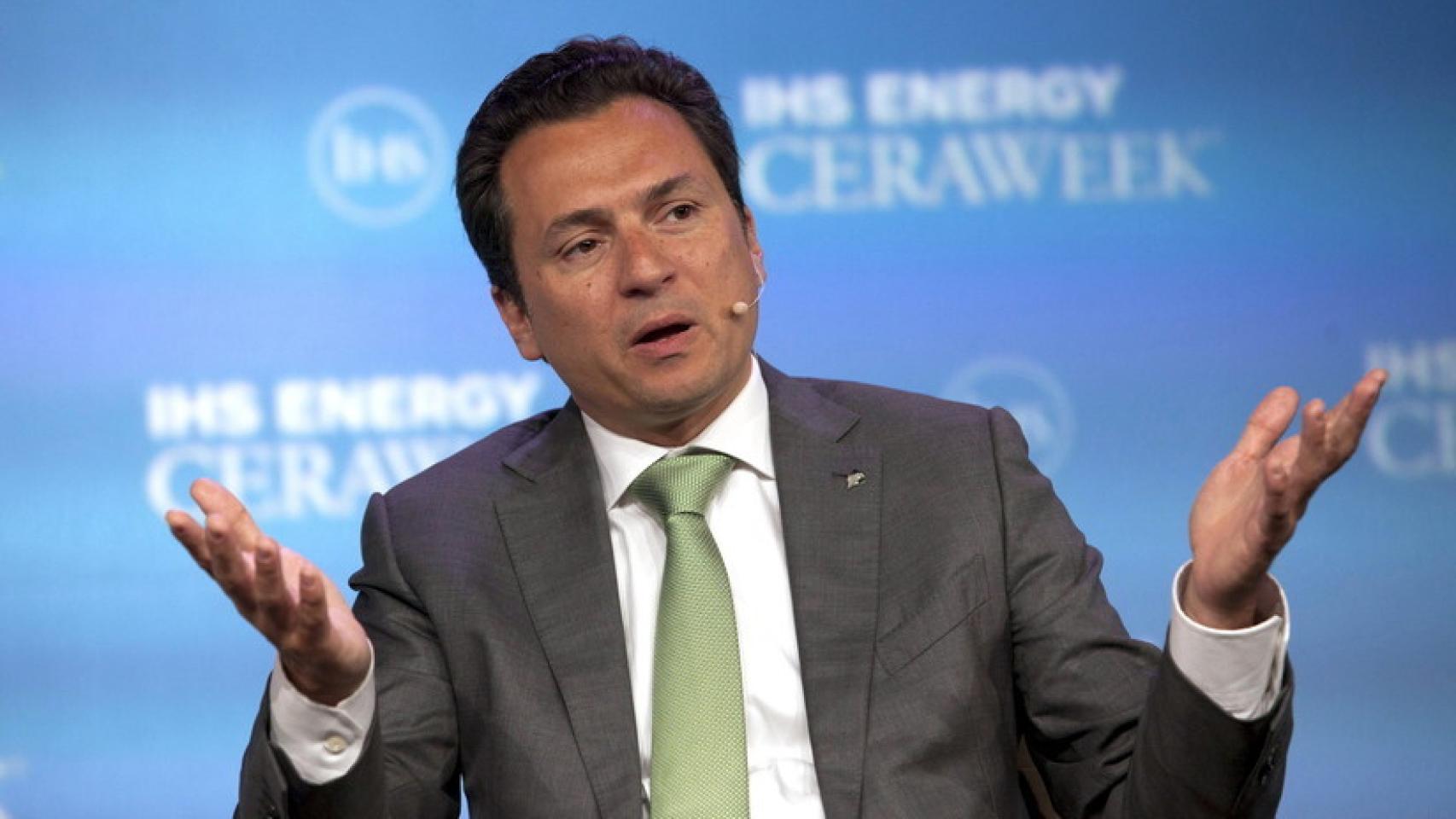 Emilio Lozoya Austin, exdirector de Pemex, en una conferencia en EEUU en 2015.