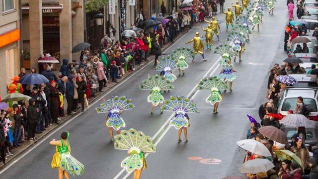 Desfile de Carnaval en A Coruña.