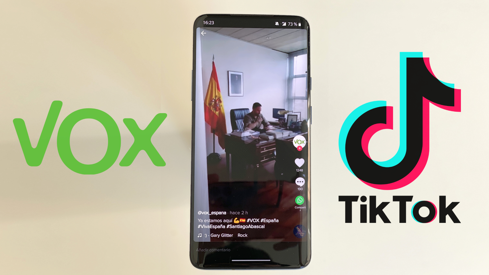 Cuenta de Vox en TikTok.