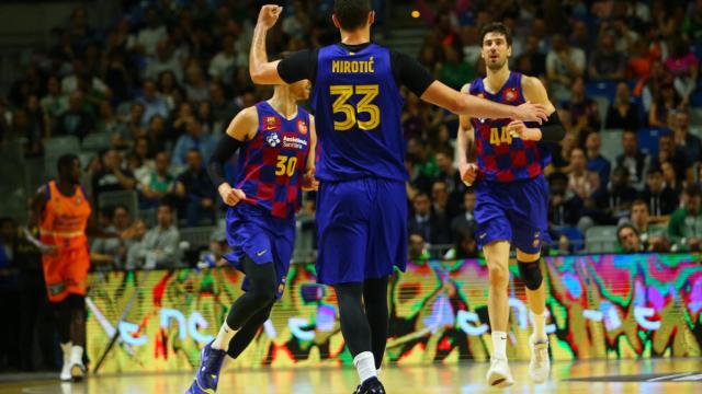 Mirotic, durante el partido de la Copa del Rey entre Barcelona y Valencia