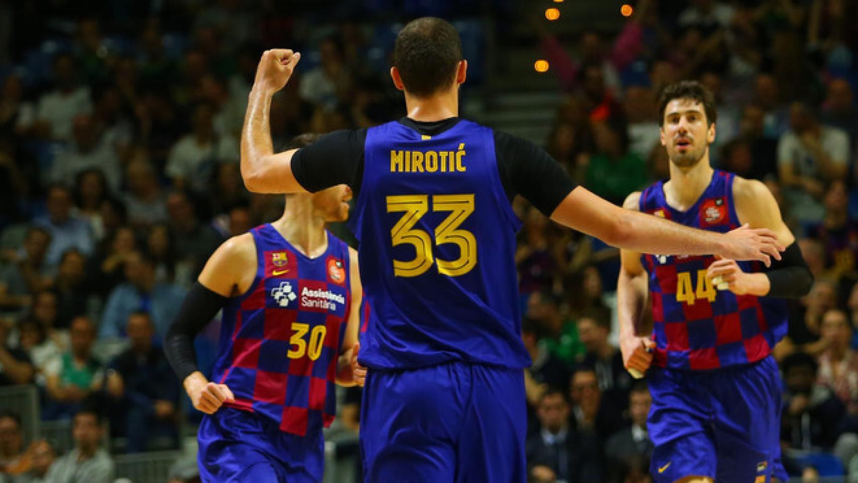 Mirotic, durante el partido de la Copa del Rey entre Barcelona y Valencia
