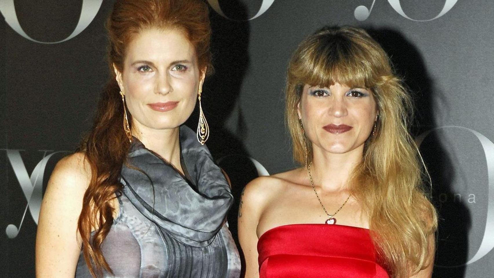Olivia de Borbón y su hermana Cristina.