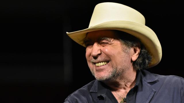 Joaquín Sabina, en una de sus últimas apariciones públicas.