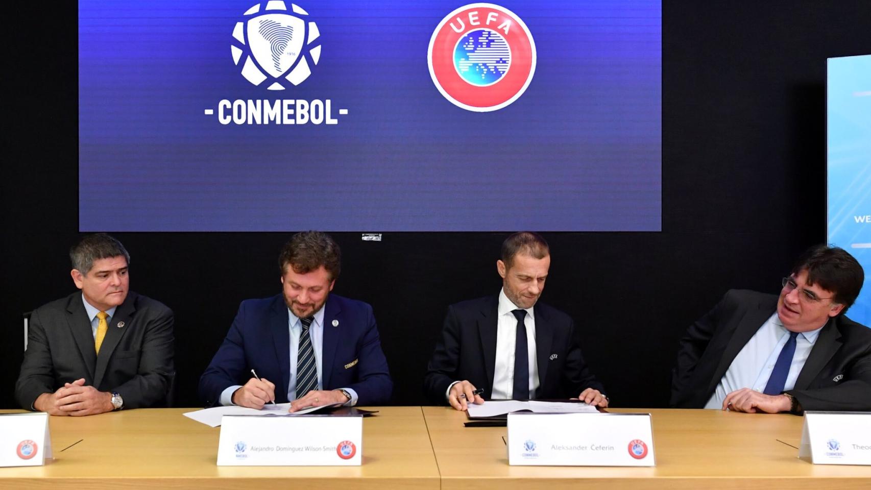 Reunión entre la UEFA y la Conmebol