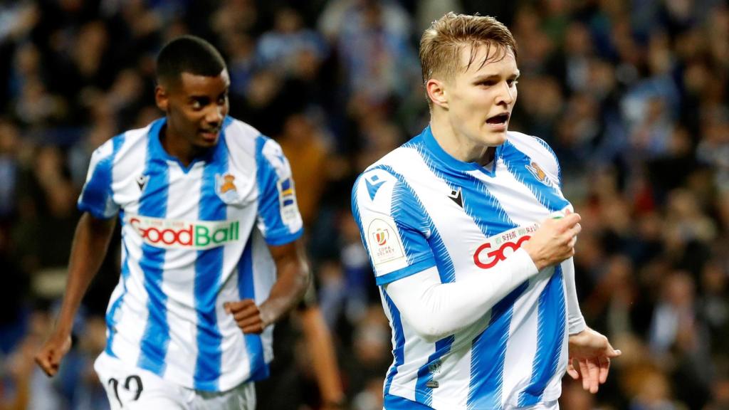 Odegaard en el Real Sociedad - Mirandés