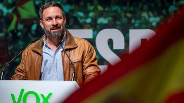 El líder de Vox, Santiago Abascal.