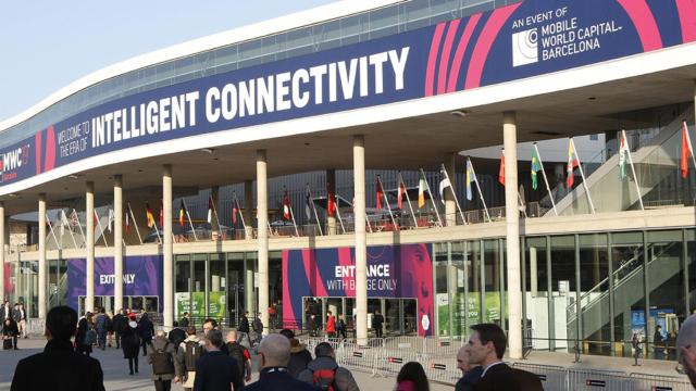 Imagen de la Fira de Barcelona en la edición de 2019 del Mobile World Congress.