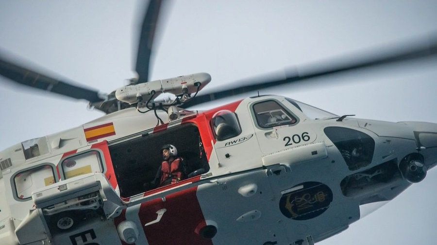 El helicóptero Cuco de la Guardia Civil.