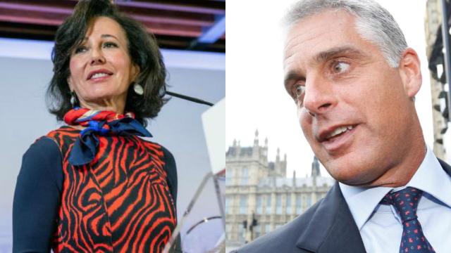 Ana Botín y Andrea Orcel.